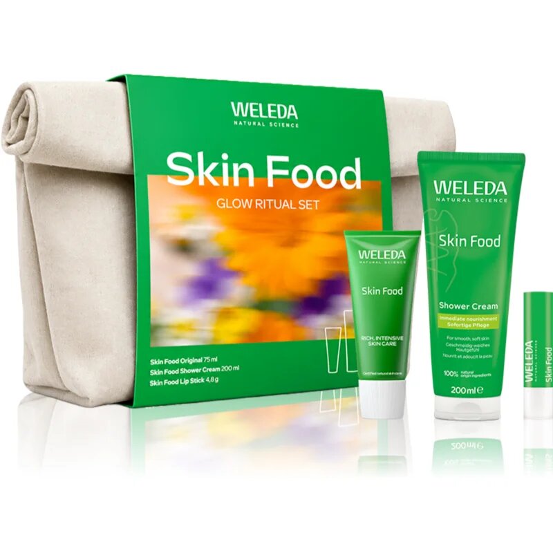 Weleda Skin Food Glow Ritual подаръчен комплект за освежаване и хидратация