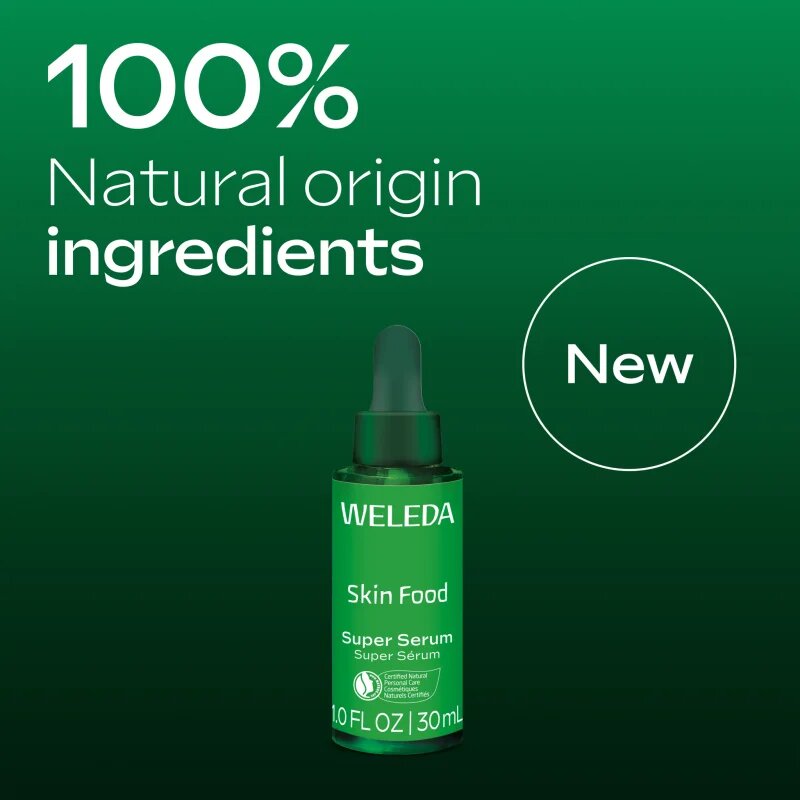 Weleda Skin Food Super Serum хидратиращ серум за лице с хиалуронова киселина 30 мл.