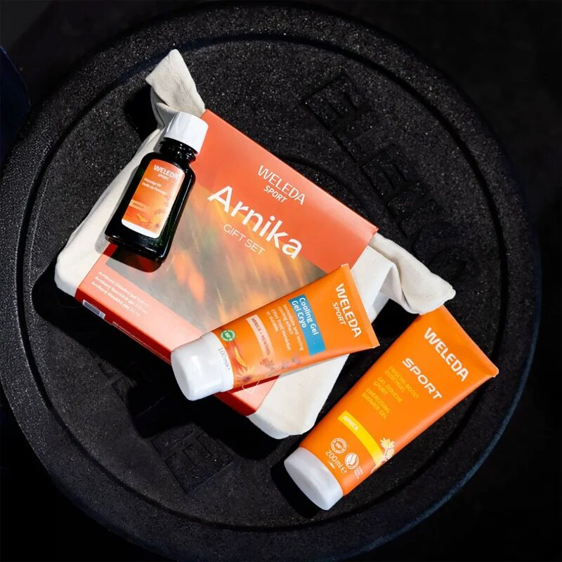 Weleda Sport Arnika подаръчен комплект за тяло