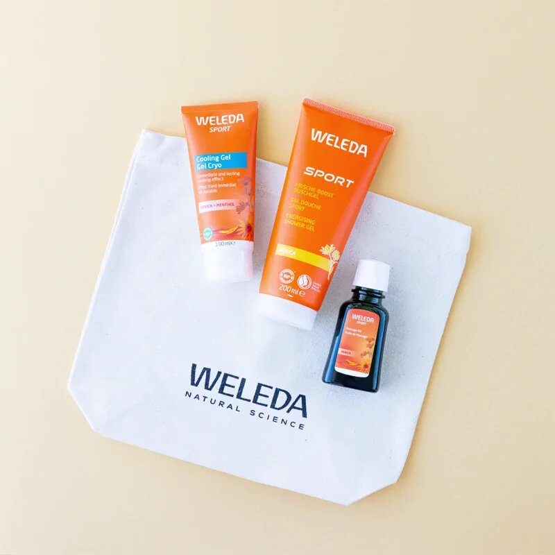 Weleda Sport Arnika подаръчен комплект за тяло