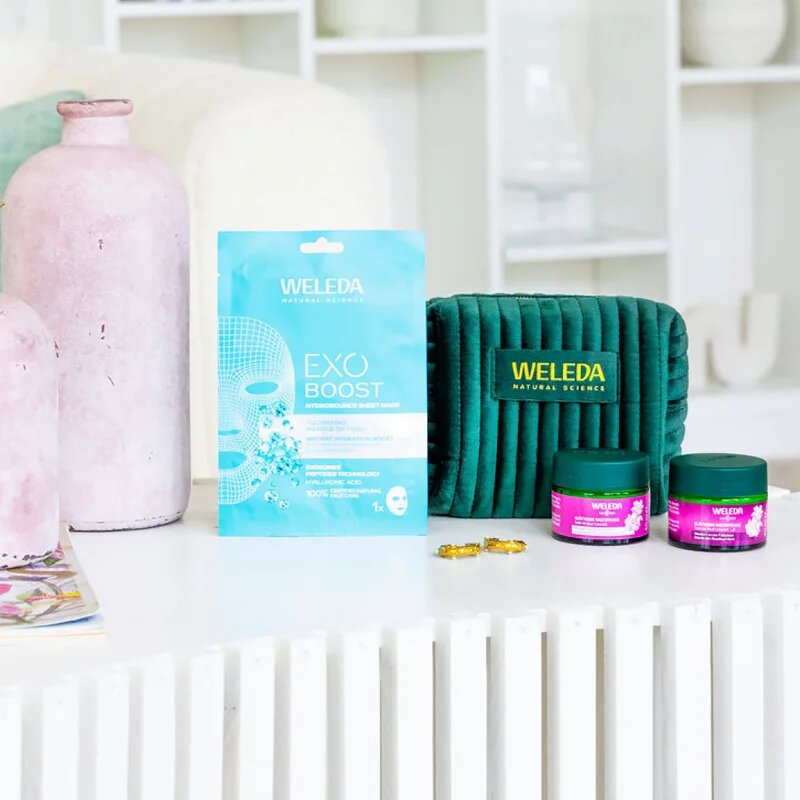 Weleda Wild Rose Radiance Ritual подаръчен комплект за освежаване и изглаждане на кожата