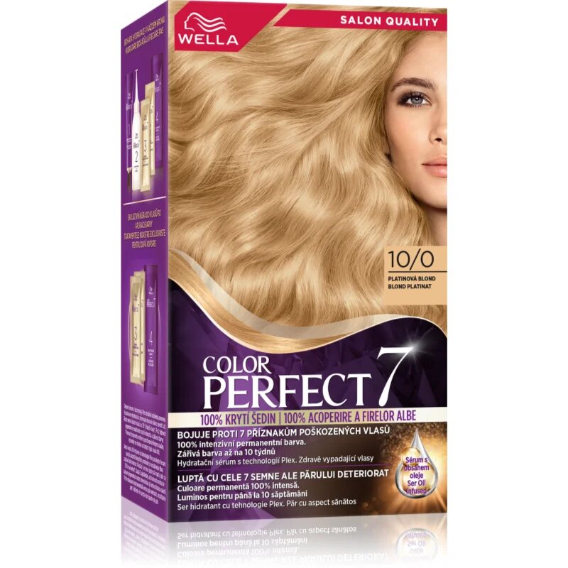 Wella Color Perfect боя за коса цвят 10/0 Platinium Blonde 1 бр.
