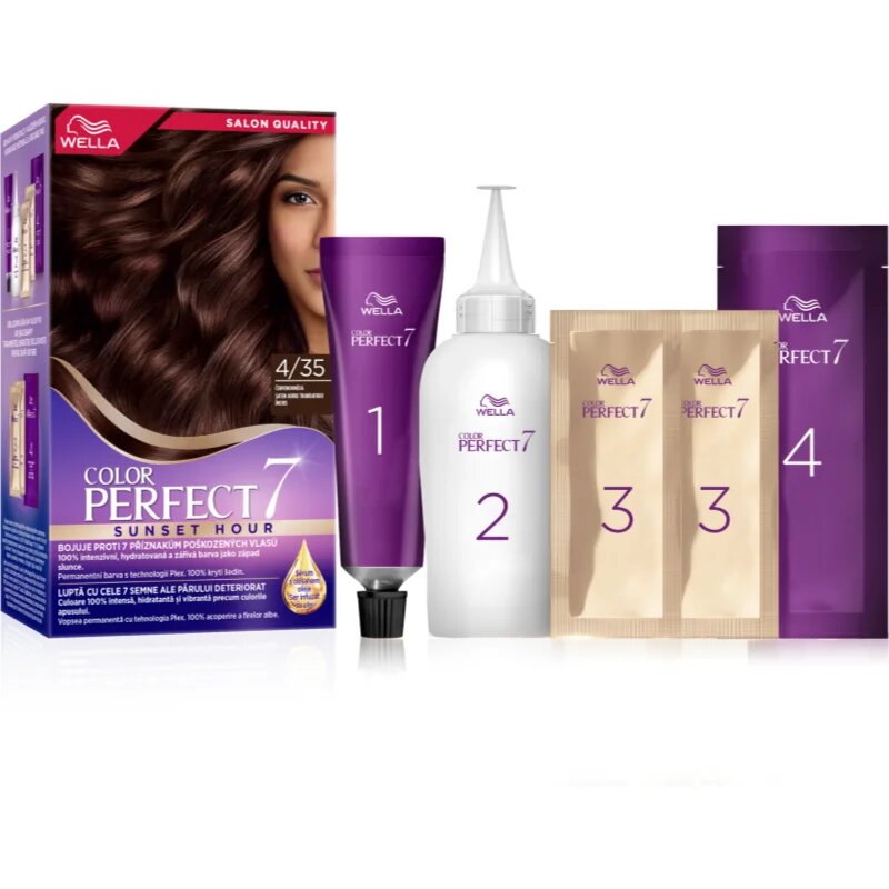 Wella Color Perfect Sunset Hour боя за коса 4/35 Reddish Brown 1 бр.