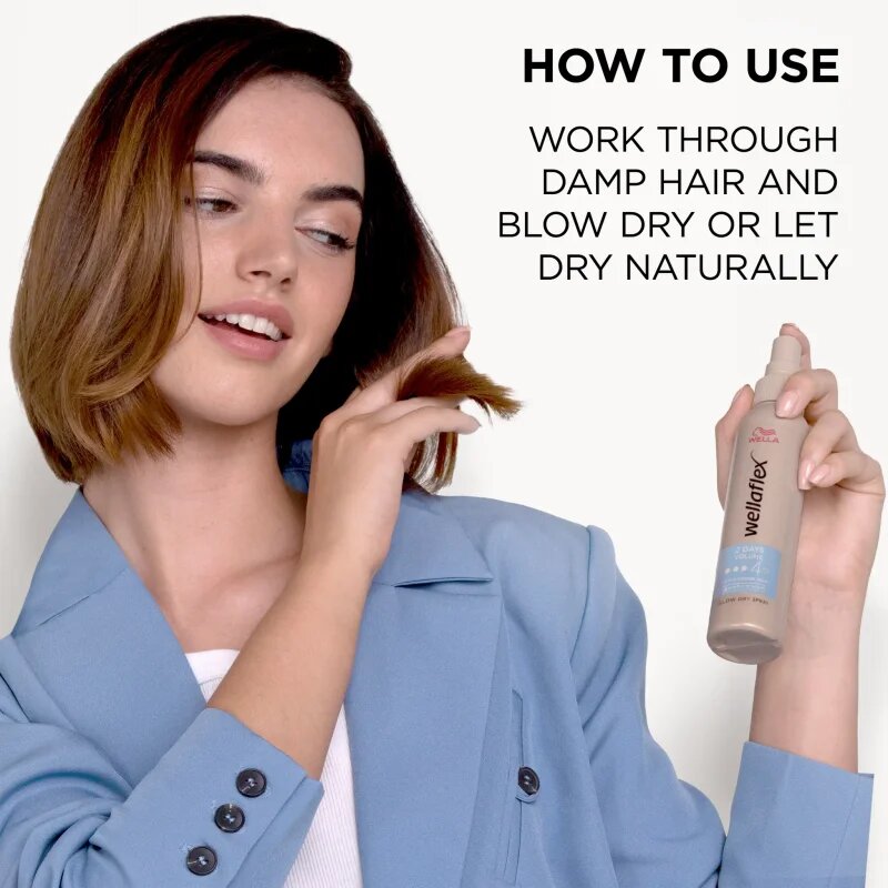 Wella flex 2 Days Volume спрей за топлинно третиране на косата 150 мл.