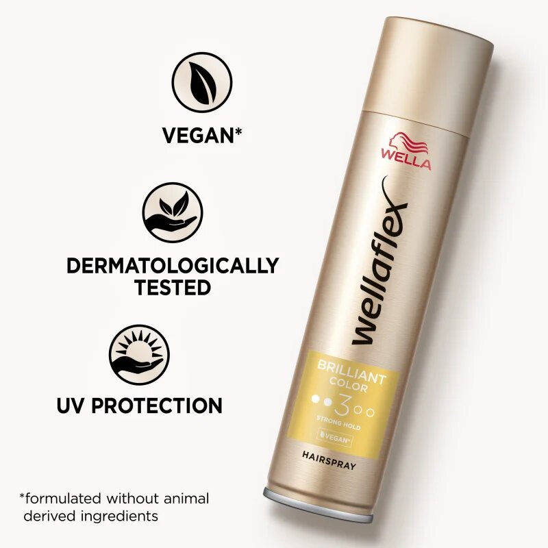 Wella flex Brilliant Color лак за коса със средна фиксация за боядисана коса 250 мл.