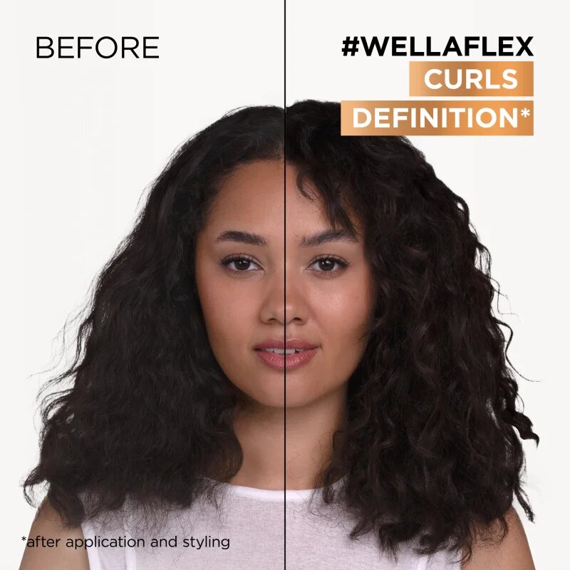 Wella flex Curls Definition пяна втвърдител за чуплива и къдрава коса 200 мл.