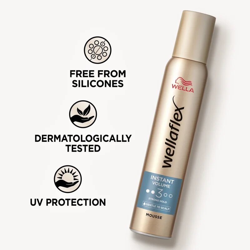 Wella flex Instant Volume Boost пяна втвърдител за екстра обем 200 мл.