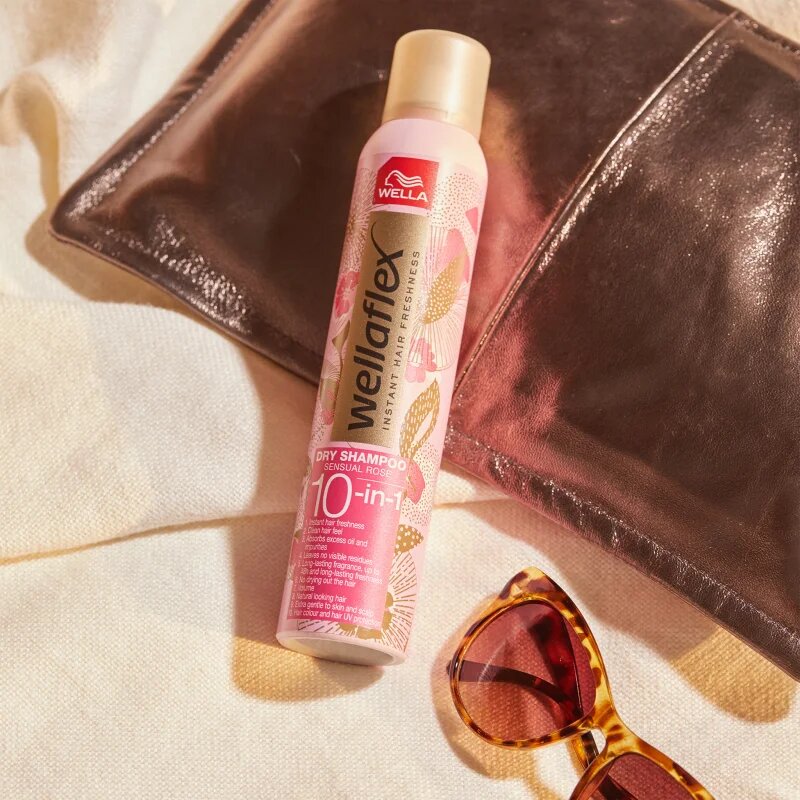 Wella flex Sensual Rose сух шампоан с нежен флорален аромат 180 мл.