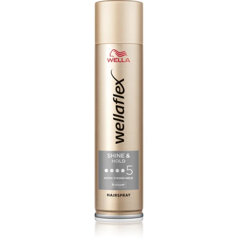 Wella flex Shine & Hold лак за коса с екстра силна фиксация за блясък 250 мл.