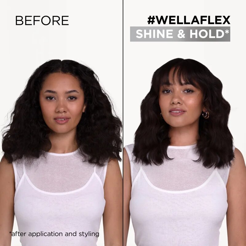 Wella flex Shine & Hold пяна втвърдител за блясък 200 мл.