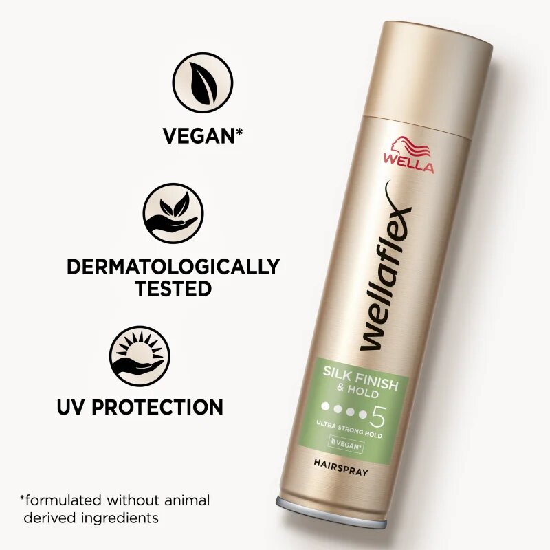 Wella flex Silk Finish & Hold лак за коса с екстра силна фиксация 250 мл.