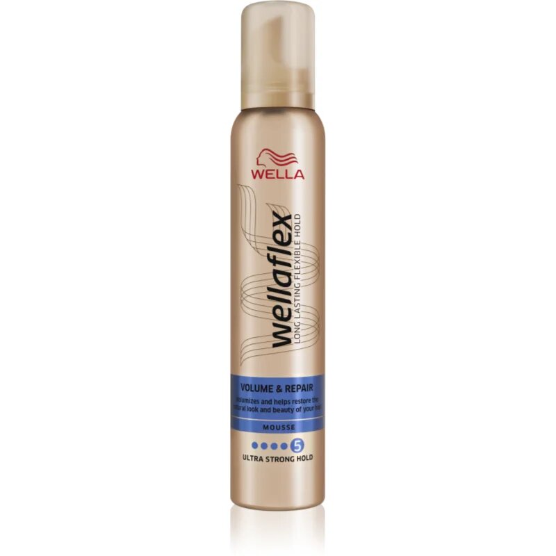 Wella flex Volume & Repair пяна втвърдител за обем и жизненост 200 мл.