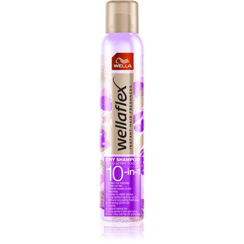 Wella flex Wild Berry Touch сух шампоан с нежен флорален аромат 180 мл.