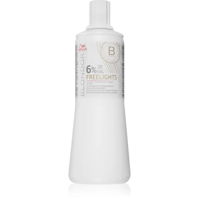 Wella Professionals Blondor Freelights активираща емулсия (6% 20 Vol) 1000 мл.