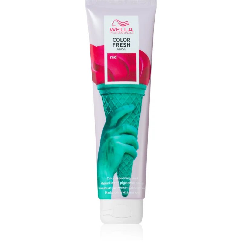 Wella Professionals Color Fresh Интензивна възстановяваща цветна маска цвят Red 150 мл.