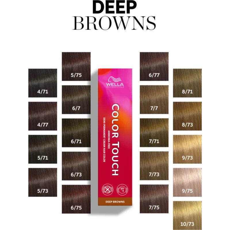 Wella Professionals Color Touch Deep Browns боя за коса цвят 7/73 60 мл.