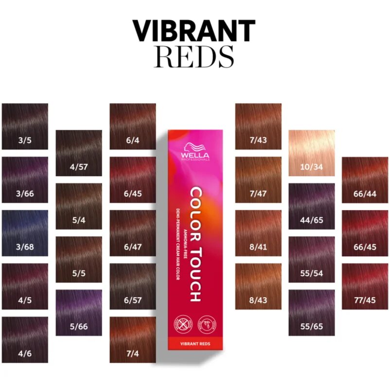 Wella Professionals Color Touch Vibrant Reds боя за коса цвят 6/4 60 мл.