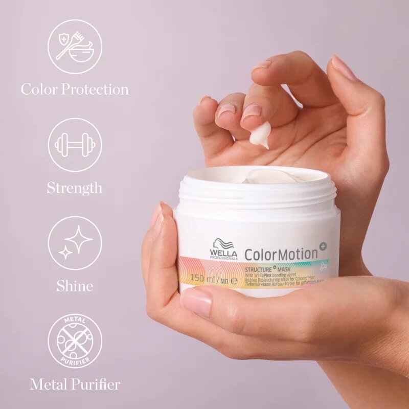 Wella Professionals ColorMotion+ Structure mask маска за коса за защита на цветовете 500 мл.
