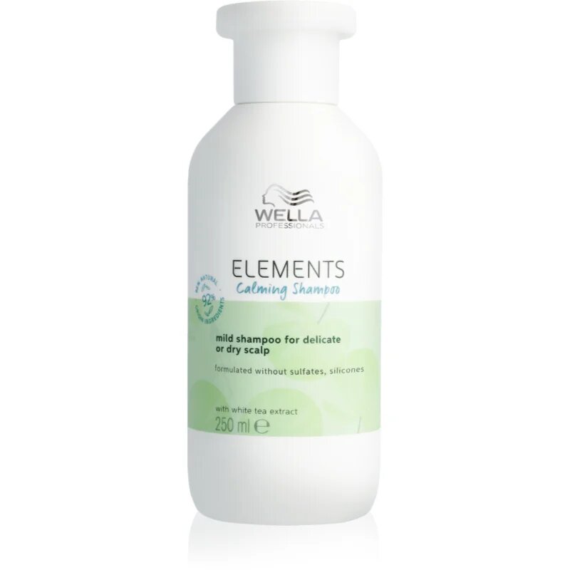 Wella Professionals Elements Calming хидратиращ и успокояващ шампоан за чувствителна кожа на скалпа 250 мл.