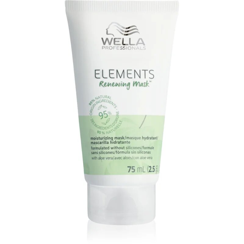 Wella Professionals Elements Renewing възстановяваща маска за блясък и мекота на косата 75 мл.