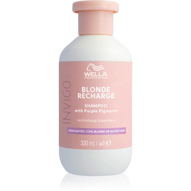 Wella Professionals Invigo Blonde Recharge шампоан за руса коса неутрализиращ жълтеникавите оттенъци 300 мл.