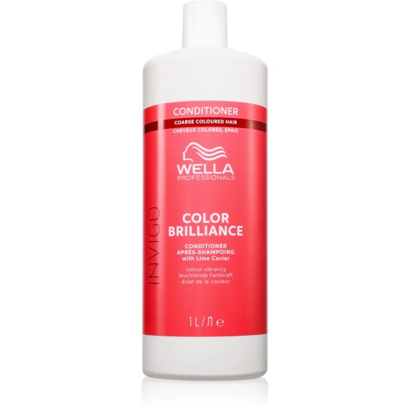 Wella Professionals Invigo Color Brilliance балсам за гъста груба или къдрава коса за боядисана коса 1000 мл.