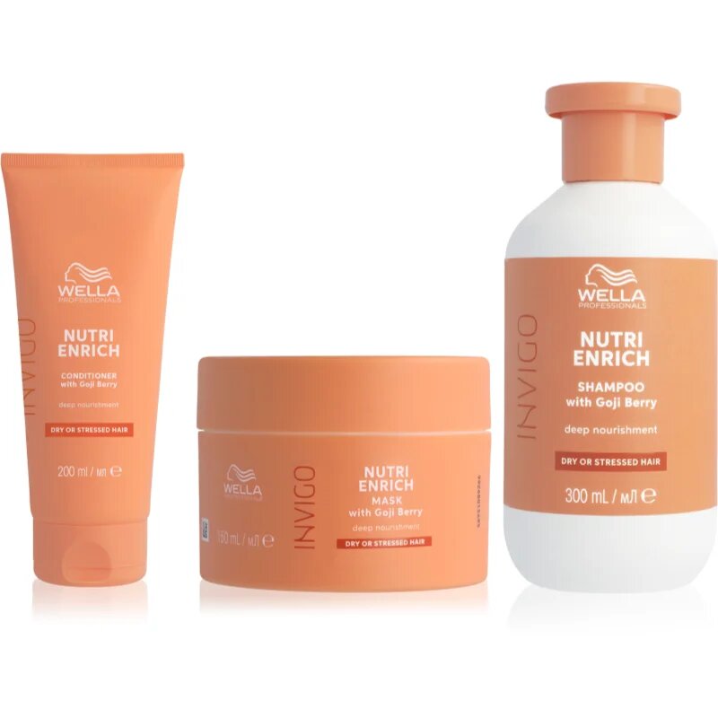 Wella Professionals Invigo Nutri-Enrich комплект за суха и увредена коса 3 бр.