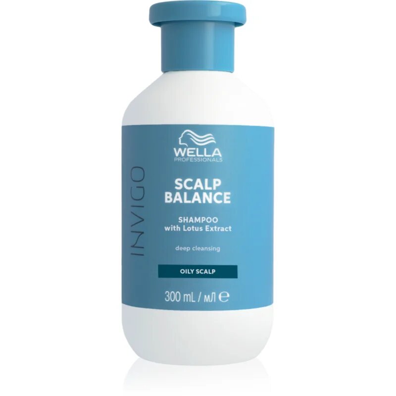 Wella Professionals Invigo Scalp Balance дълбоко почистващ шампоан за мазен скалп 300 мл.