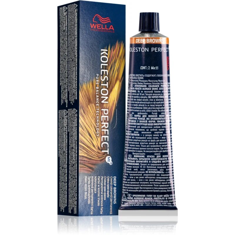 Wella Professionals Koleston Perfect ME+ Deep Browns перманентната боя за коса цвят 5/77 60 мл.