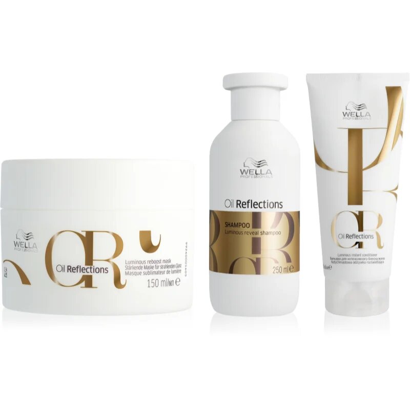 Wella Professionals Oil Reflections bundle комплект за блясък и мекота на косата 3 бр.