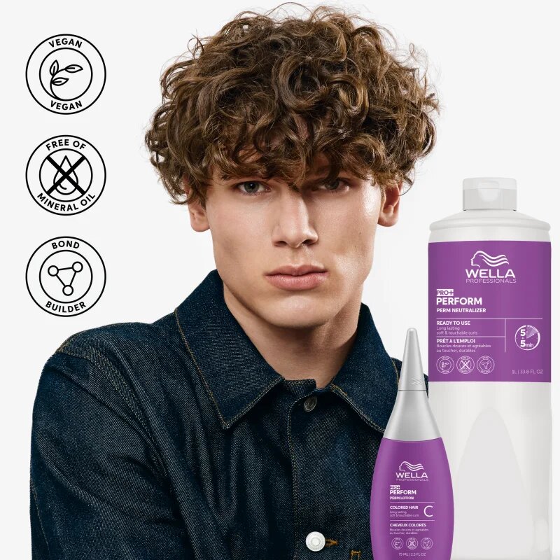Wella Professionals Perform+ химическо къдрене за естествена коса N 75 мл.