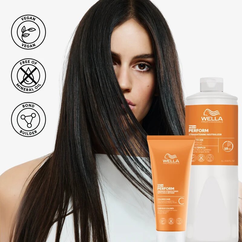 Wella Professionals Perform+ Straightener S химическо къдрене за изрусена коса или коса с кичури 200 мл.