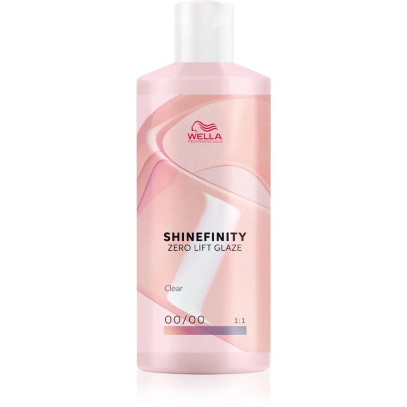 Wella Professionals Shinefinity Zero Lift Glaze полуперманентна тонираща боя за коса за естествена или боядисана коса 500 мл.