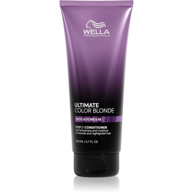 Wella Professionals Ultimate Color Blonde Conditioner хидратиращ балсам неутрализиращ жълтеникавите оттенъци за изрусена коса коса с кичури със студ