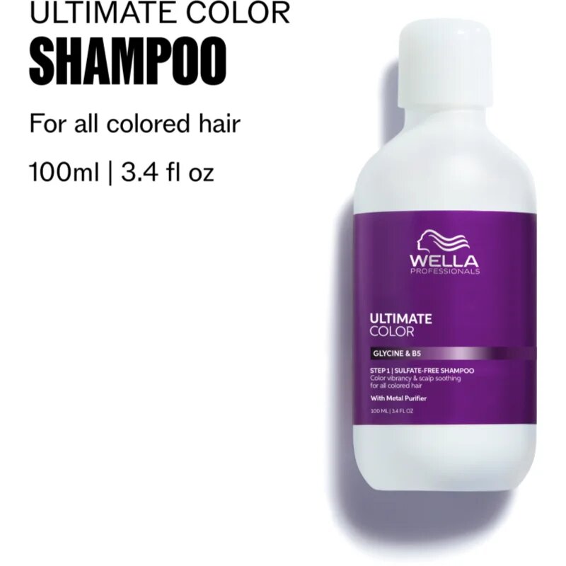 Wella Professionals Ultimate Color Shampoo шампоан за блестящ цвят 100 мл.