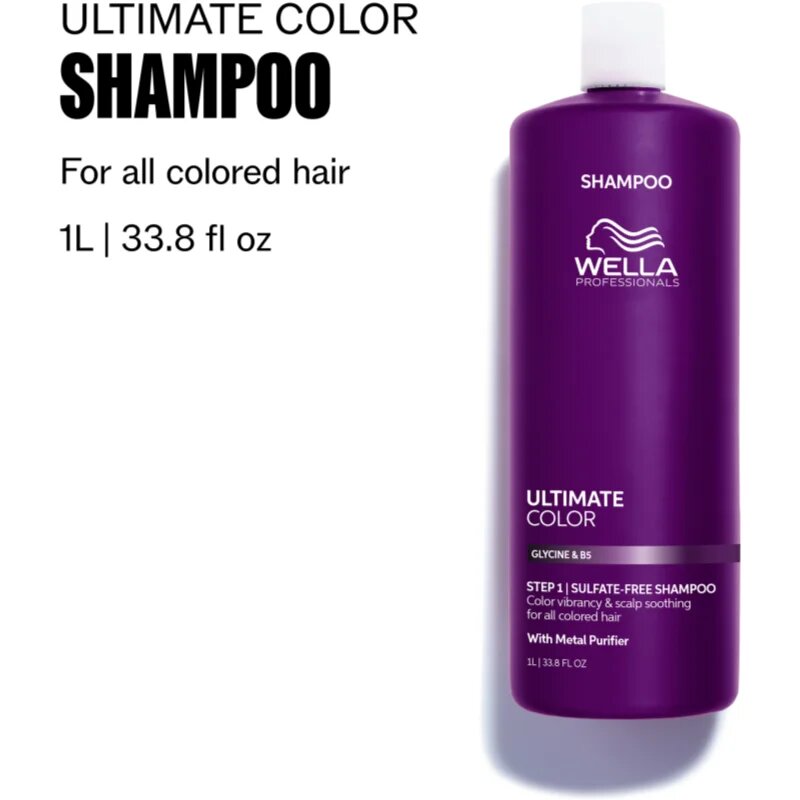 Wella Professionals Ultimate Color Shampoo шампоан за блестящ цвят 1000 мл.