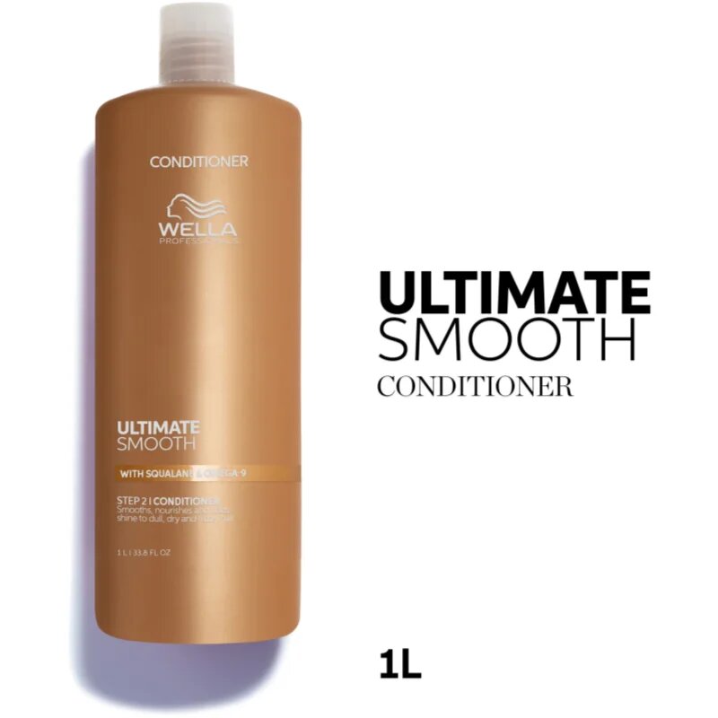 Wella Professionals Ultimate Smooth Conditioner подхранващ балсам за блясък и мекота на косата 1000 мл.