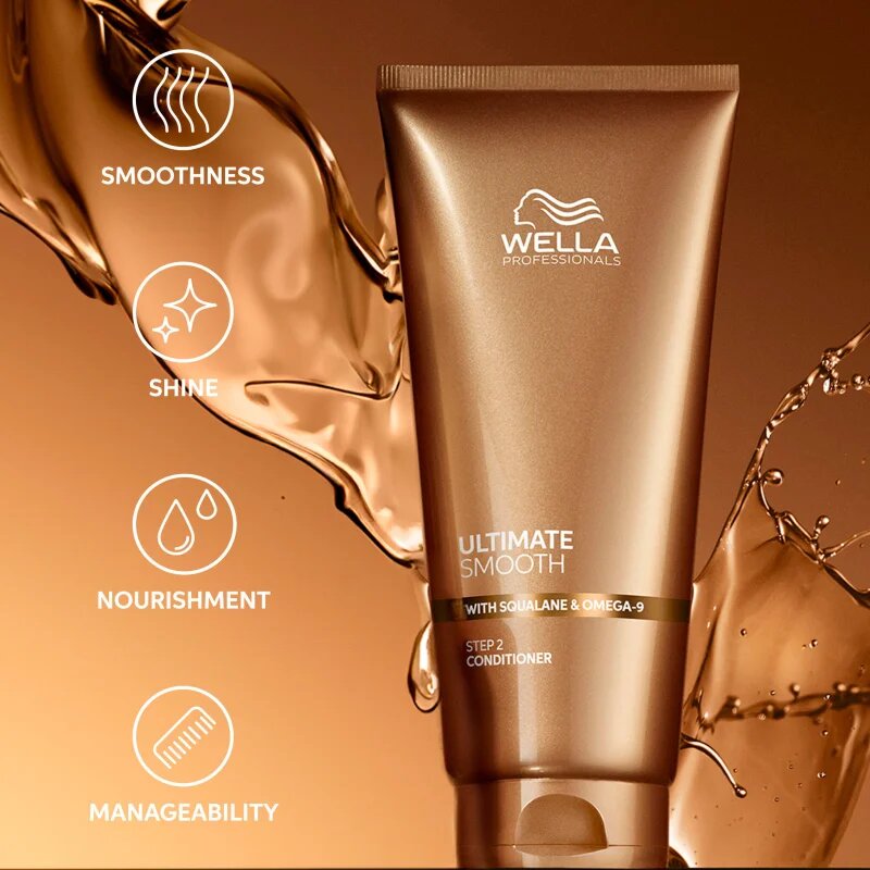 Wella Professionals Ultimate Smooth Conditioner подхранващ балсам за блясък и мекота на косата 1000 мл.