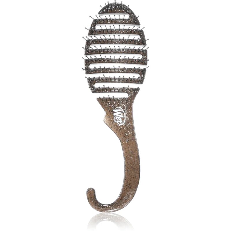 Wet Brush Shower Glitter Dtangler Pink Четка за коса под душа Black 1 бр.