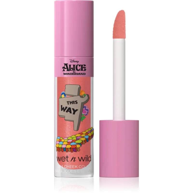 Wet N Wild Alice in Wonderland балсам за устни и руж цвят This Way 6.5 мл.