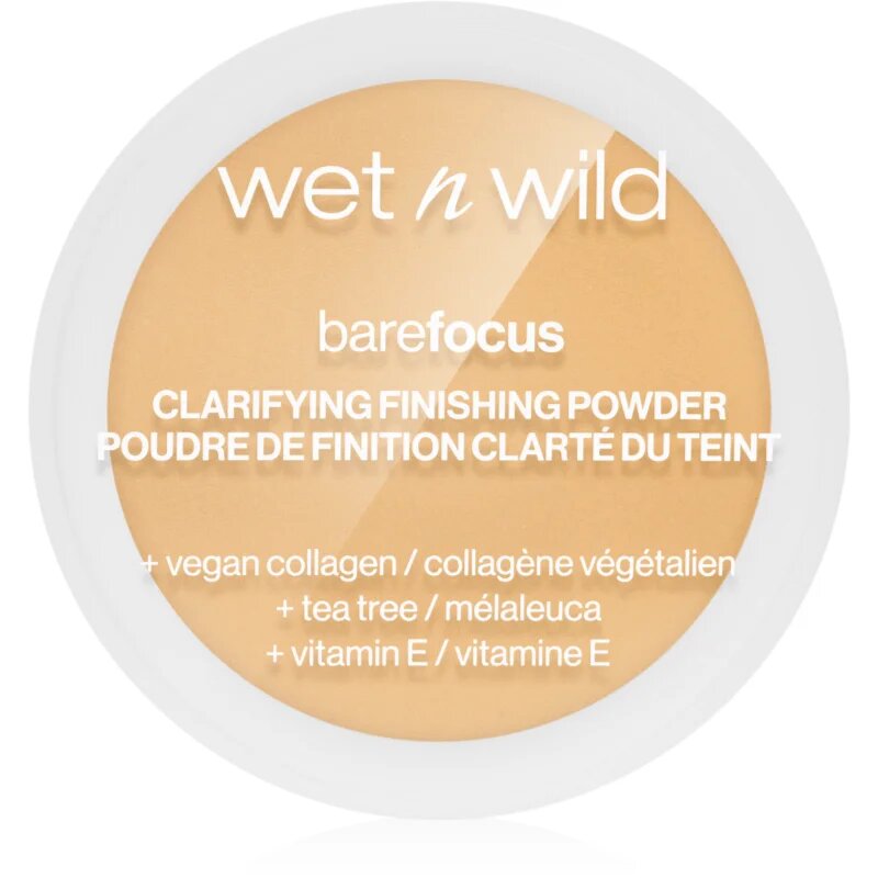 Wet N Wild BareFocus Clarifying Finishing Powder матираща пудра цвят Light/Medium 6 гр.