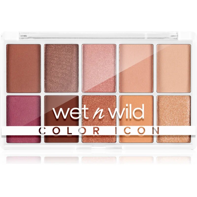 Wet N Wild Color Icon 10-Pan палитра сенки за очи цвят Heart & Sol 12 гр.