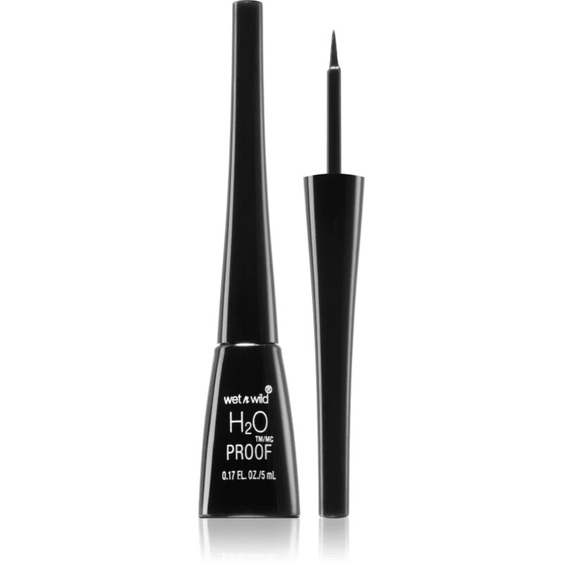 Wet N Wild H2O Proof водоустойчива очна линия цвят Black 5 мл.