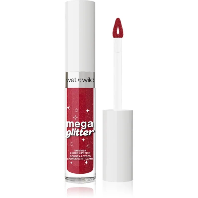 Wet N Wild Mega Glitter матиращо течно червило с блясък цвят New Soulmate 2.8 мл.