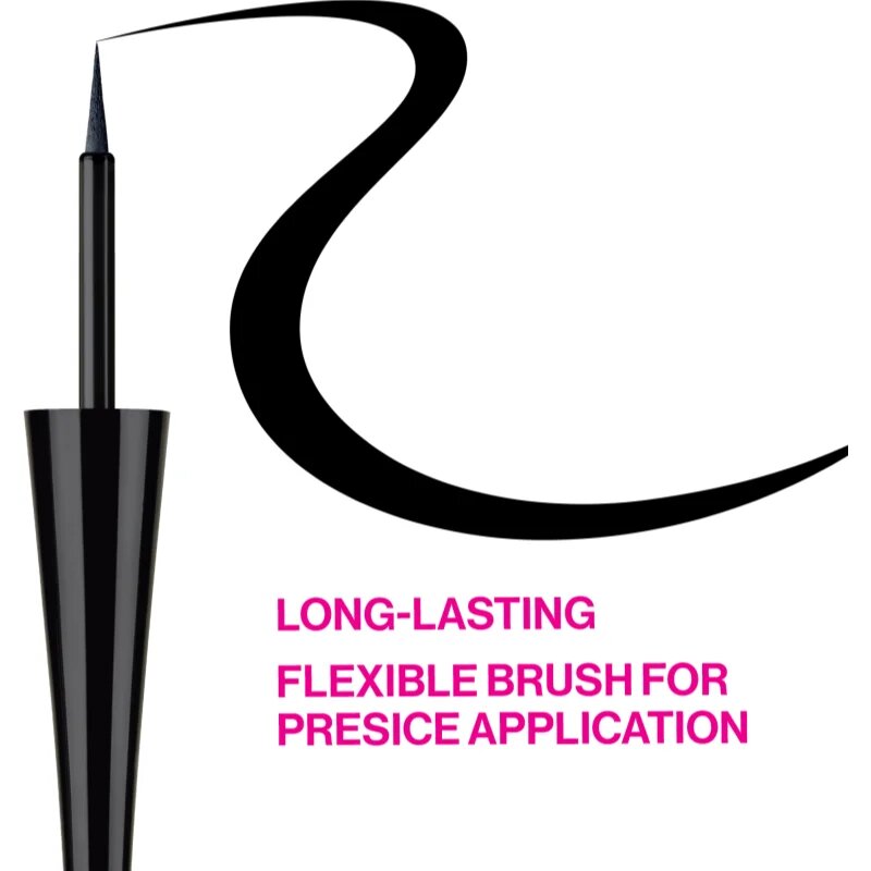 Wet N Wild MegaLiner течни очни линии цвят Black 35 мл.