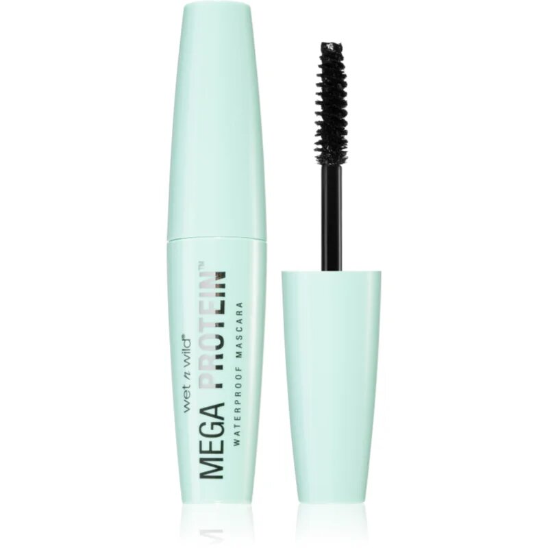 Wet N Wild MegaProtein Waterproof подхранваща спирала водоустойчив цвят Very Black 6 мл.