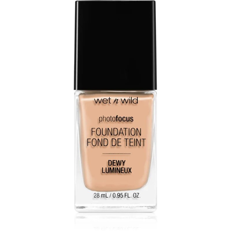 Wet N Wild PhotoFocus лек хидратиращ фон дьо тен за озаряване на лицето цвят Nude Ivory 28 мл.