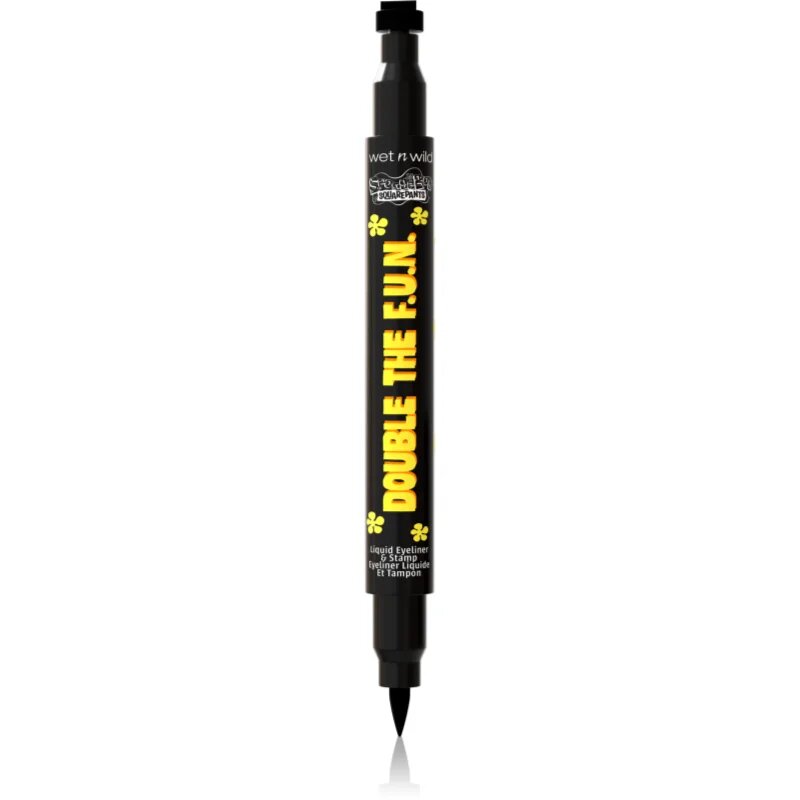 Wet N Wild SpongeBob SquarePants Double The F.U.N. Liquid Eyeliner & Stamp мултифункционална очна линия цвят Best Day Ever 1.2 мл.