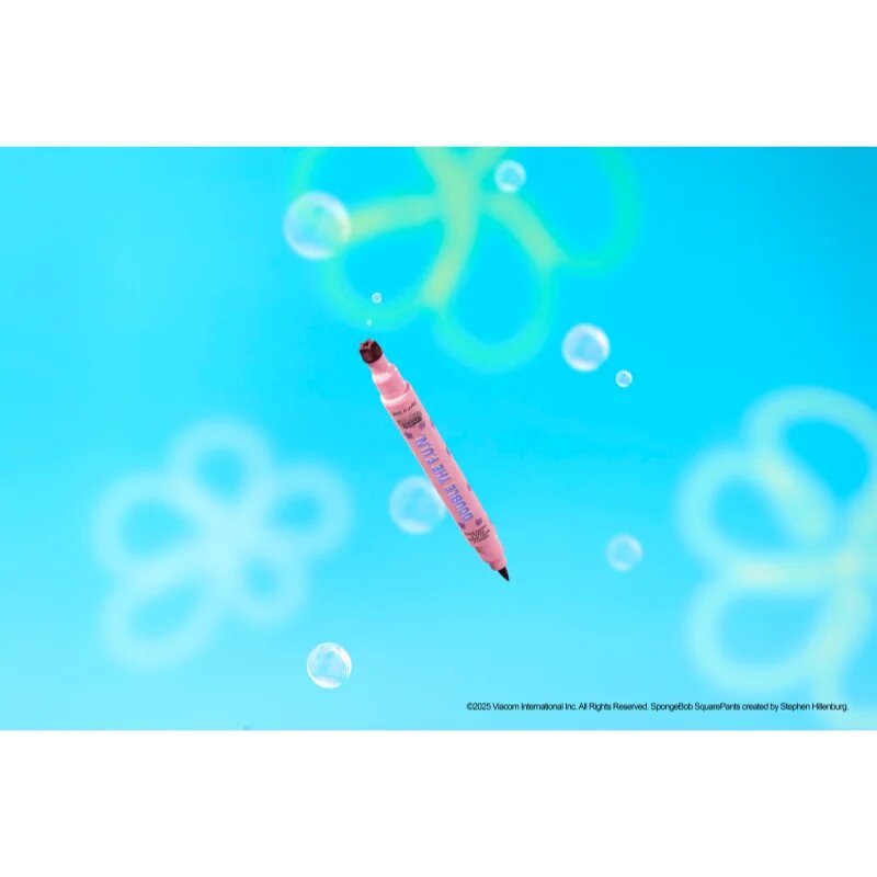 Wet N Wild SpongeBob SquarePants Double The F.U.N. Liquid Eyeliner & Stamp мултифункционална очна линия цвят Jumpin' Jellyfish 1.2 мл.