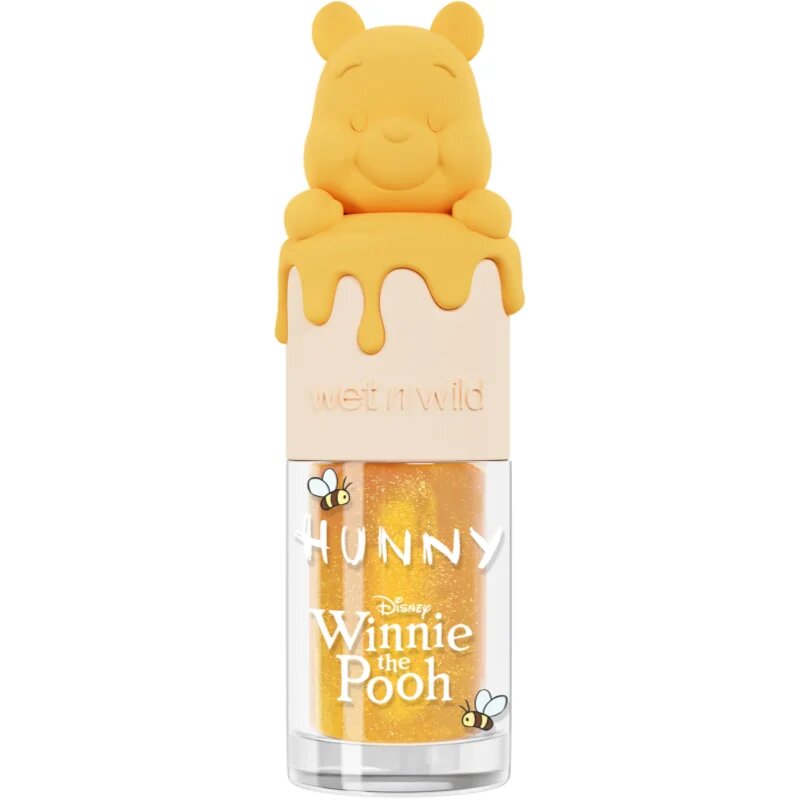 Wet N Wild Winnie the Pooh Buzz Buzz Hunny блясък за устни с блестящи частици аромати Bee Sweet (Honey) 4.5 мл.